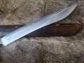 Масивен Нож,Острие Каракулак с Дървена Кания за Възстановки, снимка 4