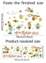 Пчела пчели пчелички кошер слънчоглед самозалепващ стикер лепенка за стена мебел детска стая училище, снимка 2