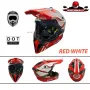 Кросова Каска 127 - Red/ White, снимка 6