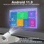 ANDROID Смарт Проектор/Домашно кино -FULL HD /4K /Bluetooth / WI-FI, снимка 6