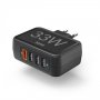 Адаптер USB Charger 4x, 33W QC3.0, HAMA SS300963, снимка 1 - Друга електроника - 39155085