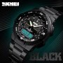 Мъжки часовник SKMEI Black водоустойчив код1370, снимка 1 - Водоустойчиви - 34641718