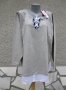 4XL и 7XL  Нова  блуза  Sheego с връзки , снимка 1 - Блузи с дълъг ръкав и пуловери - 39723280
