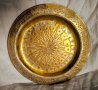 Две месингови чинии за стена, снимка 4
