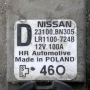 Алтернатор Nissan Almera Tino (V10) 2000-2006 ID: 157937, снимка 3