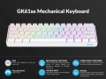 Гейминг RGB клавиатура Geeky GK61 SE 60, снимка 1