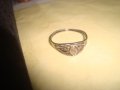 СТАР СРЕБЪРЕН ПРЪСТЕН ВИСОКА ПРОБА СРЕБРО МАЙСТОРСКА ЮВЕЛИРНА РЪЧНА РАБОТА 22246, снимка 8