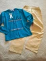 Панталон тип дънки и блуза 140 Нови, снимка 1