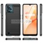 Realme C31 - Противоударен Силиконов Гръб - Карбон, снимка 1