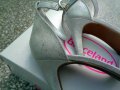 Дамски елегантнин обувки Graceland, сребристи, снимка 6