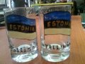 Две стъклени чашки по 40 грама сувенир от Талин, снимка 1
