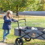 Сгъваема ръчна количка за къмпинг, плаж, риболов Pinolino Paco  сива, снимка 5
