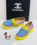 мокасини от естествена кожа chanel, снимка 1