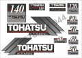 TOHATSU извънбордов двигател стикери надписи лодка яхта , снимка 3