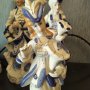 Порцеланова фигура дама с цветя , снимка 3