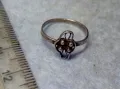 СТАРИНЕН ФИЛИГРАНЕН СРЕБЪРЕН ПРЪСТЕН СРЕБРО ВИСОКА ПРОБА РЪЧНА ТРАДИЦИОННА ИЗРАБОТКА 47971, снимка 1
