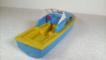 Ретро детски пластмасов катер, малък от едно време, снимка 3