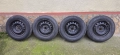 Комплект Зимни гуми Goodyear UltraGrip 9 195/65R15 с Метални джанти 5х114.3 и тасове, снимка 4