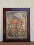 Чудесна голяма красива сребърна икона със сертификат и маркировка , снимка 2