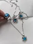 комплект със сини кристали , снимка 6