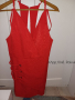 Червена рокля ХЛрр, снимка 1 - Рокли - 44878211