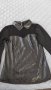 Черна блузка с кожена якичка , снимка 2