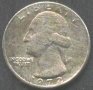Монета 25 цента 1|4 долар 1972 от САЩ