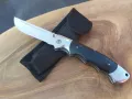 Руски сгъваем нож с текстилен калъф,131, снимка 1