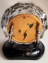 Съветски механичен настолен кристален часовник Маяк, снимка 2