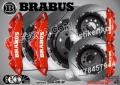 BRABUS надписи за капаци на спирачни апарати SSA-BR-B, снимка 4