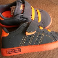 LONSDALE OVAL 33 GREY/ORANGE Размер EUR 20,5 / UK 4 бебешки обувки 72-12-S, снимка 1 - Бебешки обувки - 36806914