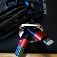 Нов USB кабел за iPhone 105 см 10лв., снимка 2 - USB кабели - 28464346