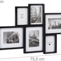 Голяма рамка за стена с възможност за добавяне на до шест снимки с размери 10 x 15 ( 2 броя ) и 13 x, снимка 1 - Декорация за дома - 44033464