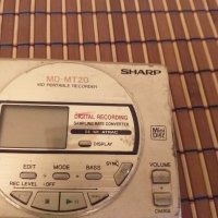  SHARP MD-MT20 minidisc  PORTABLE PLAYER RECORDER , снимка 2 - Плейъри, домашно кино, прожектори - 27911887