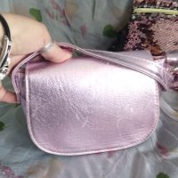 Розова блестяща чанта за принцеси / Принцеска чанта, снимка 4 - Чанти - 37154882