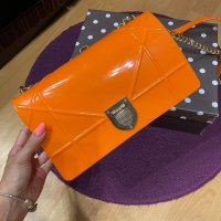 Нова силиконова оранжева чанта Zara , снимка 5 - Чанти - 33466871