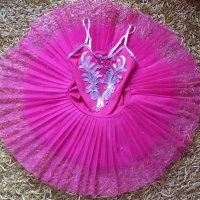 Розова детска рокля/пачка за балет, снимка 11 - Детски рокли и поли - 36881118