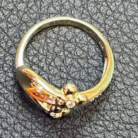 Златен пръстен  585 14 карата чисто нов gold zlaten prasten, снимка 7 - Пръстени - 43186212