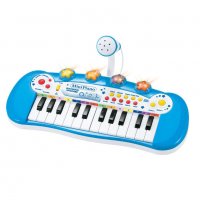 Йоника с микрофон My Piano 24 клавиша синя 1105175, снимка 2 - Музикални играчки - 35251816