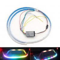 Многоцветна RGB Стоп LED Automat, светеща сигнална лента за багажник на кола, светодиодна цветомузик, снимка 9 - Аксесоари и консумативи - 28033852