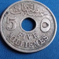 5 милема Египет 1917(1335), снимка 2 - Нумизматика и бонистика - 34749322