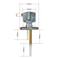 КРАН БЕНЗИН YAMAHA/HONDA/KAWASAKI/POLARIS/ATV, снимка 2 - Аксесоари и консумативи - 43338066