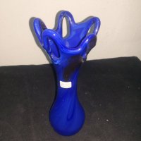 Ваза - Синьо стъкло №6, снимка 2 - Вази - 40699551