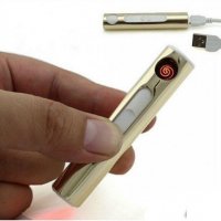 USB запалка lighter за цигари без пламък със зарядно, снимка 2 - Друга електроника - 26829176