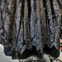 Кожено палто изкуствен косъм XXL, снимка 6 - Палта, манта - 44081904
