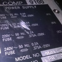 calcomp 9100 power supply-made in usa-внос швеицария, снимка 9 - Мрежови адаптери - 26426978