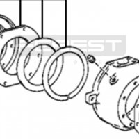 ремонтен комплект за шенкел Toyota 43204-60041, снимка 2 - Части - 43923547