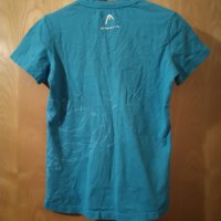 Нова синя дамска тениска М размер 100% памук, снимка 2 - Тениски - 32985637