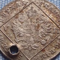Сребърна монета 7 кройцера 1802г. Франц втори Алба Юлия Свещена Римска Империя 13632, снимка 7 - Нумизматика и бонистика - 42967827