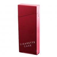 Алуминиева табакера за цигари 100мм, снимка 8 - Табакери - 28596865